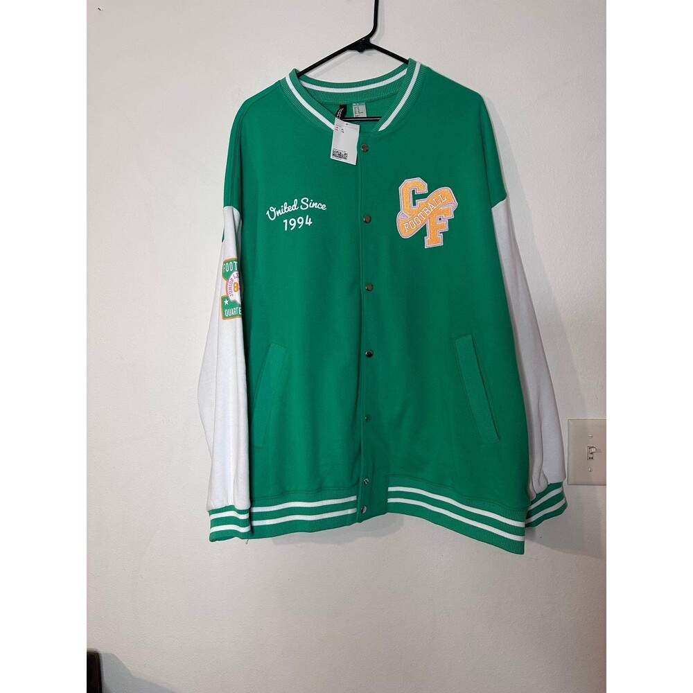 Divided Varsity Jacket XL NWT